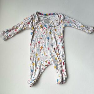 Magnetic Me Skies The Limit Newborn 5-8lb Modal Sleeper Footie Onesie